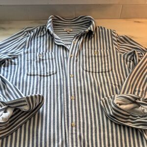 Faherty XS Stripe Shirt long sleeve button down